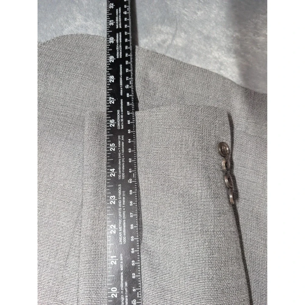 Bonobos Sport Coat Mens 48R Gray Italian Wool Slim Fit Marzotto Jacket